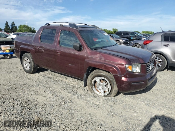 2008 Honda Ridgeline RTL with VIN 2HJYK16598H524756, listed as a Copart auction lot 52727235 with Not provided miles and Salvage title. Bid and sale history available at DreamBid. Image 4.