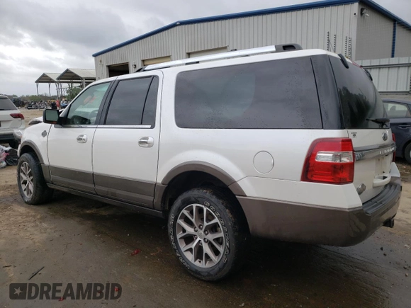 2017 Ford Expedition EL XLT with VIN 1FMJK1HT9HEA80749, listed as a Copart auction lot 49049784 with 0 mi miles and Salvage Title. Bid and sale history available at carsss.com. Image 2.
