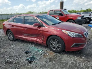 2016 Hyundai Sonata 2.4L with VIN 5NPE24AF6GH352636, listed as a Copart auction lot 51655785 with 194,542 mi miles and Salvage Title. Bid and sale history available at carsss.com. Image 4.