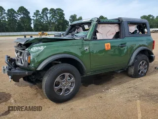2023 Ford Bronco with VIN 1FMDE5AP0PLB20252, listed as a Copart auction lot 65855304 with 35,362 mi miles and Salvage Title. Bid and sale history available at carsss.com. Image 1.