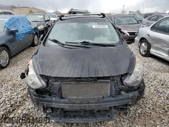 2016 Hyundai Elantra GT with VIN KMHD35LH4GU318578, listed as a Copart auction lot 73292584 with 0 mi miles and Salvage Title. Bid and sale history available at carsss.com. Image 5.