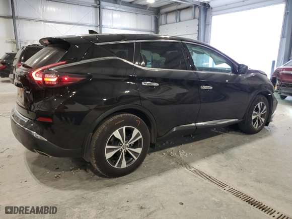 2021 Nissan Murano S with VIN 5N1AZ2AS2MC134076, listed as a Copart auction lot 41915535 with 39,654 mi miles and Salvage Title. Bid and sale history available at carsss.com. Image 3.