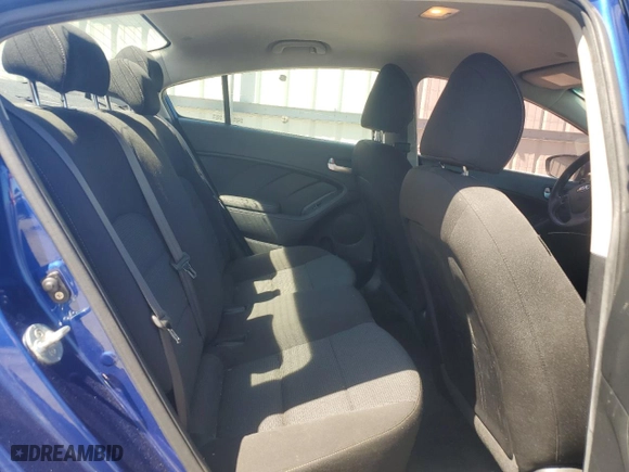 2017 Kia Forte LX with VIN 3KPFK4A70HE115109, listed as a Copart auction lot 50567615 with 124,460 mi miles and Salvage Title. Bid and sale history available at carsss.com. Image 10.