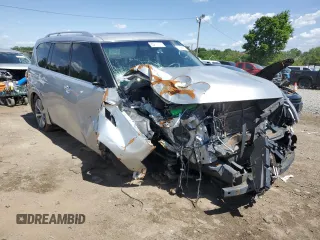 2017 Infiniti QX80 with VIN JN8AZ2NE6H9154556, listed as a Copart auction lot 57565554 with 94,101 mi miles and Clean Title. Bid and sale history available at carsss.com. Image 4.