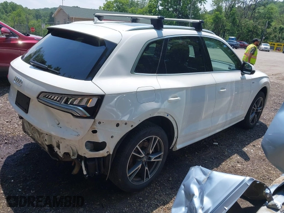 2020 Audi Q5 Premium Plus with VIN WA1E2AFY8L2049128, listed as a IAAI auction lot 42376021 with 65,498 mi miles and . Bid and sale history available at DreamBid. Image 4.