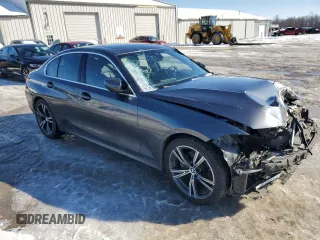 2020 BMW 3 Series 330i xDrive with VIN WBA5R7C04LFH50602, listed as a Copart auction lot 88260075 with 97,781 mi miles and Salvage Title. Bid and sale history available at carsss.com. Image 4.