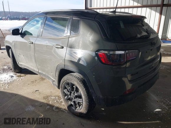 2021 Jeep Compass Sport with VIN 3C4NJDAB2MT591242, listed as a IAAI auction lot 41397874 with 64,653 mi miles and . Bid and sale history available at DreamBid. Image 3.