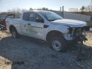2023 Ford Ranger XL with VIN 1FTER1FH9PLE34361, listed as a Copart auction lot 46024965 with 34,964 mi miles and Salvage Title. Bid and sale history available at DreamBid. Image 4.