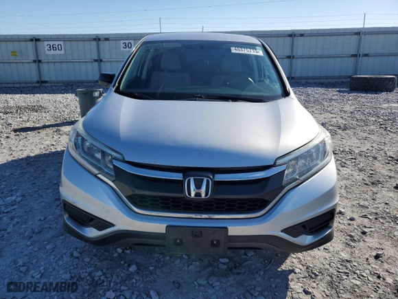 2016 Honda CR-V LX with VIN 5J6RM4H36GL133429, listed as a Copart auction lot 46375715 with 77,057 mi miles and Salvage Title. Bid and sale history available at carsss.com. Image 5.