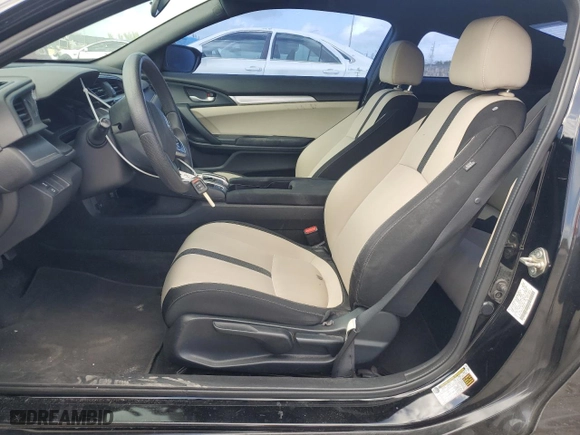 2017 Honda Civic Coupe LX with VIN 2HGFC4B53HH304210, listed as a Copart auction lot 45476765 with 56,212 mi miles and Salvage Title. Bid and sale history available at carsss.com. Image 7.