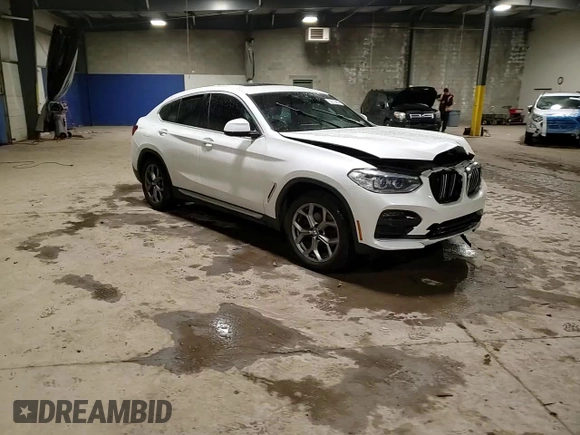 2020 BMW X4 xDrive30i with VIN 5UX2V1C0XLLZ32784, listed as a Copart auction lot 83619664 with Not provided miles and Salvage title. Bid and sale history available at DreamBid. Image 13.