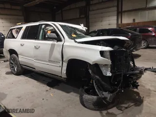 2017 Chevrolet Suburban Premier with VIN 1GNSKJKC6HR402877, listed as a IAAI auction lot 41422660 with 117,736 mi miles. Bid and sale history available at carsss.com. Image 1.