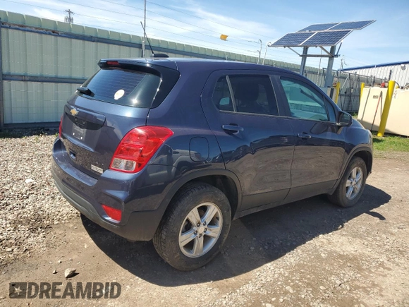2018 Chevrolet Trax LS with VIN 3GNCJNSB8JL396504, listed as a Copart auction lot 54419405 with 59,064 mi miles and Salvage Title. Bid and sale history available at carsss.com. Image 3.