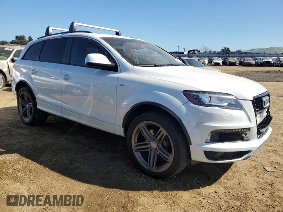 2015 Audi Q7 3.0L TDI Prestige with VIN WA1WMAFE0FD016301, listed as a Copart auction lot 46296335 with 86,984 mi miles and Salvage Title. Bid and sale history available at carsss.com. Image 4.