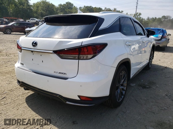 2021 Lexus RX with VIN 2T2YGMDA9MC060973, listed as a Copart auction lot 66473153 with 10,985 mi miles. Bid and sale history available at carsss.com. Image 3.