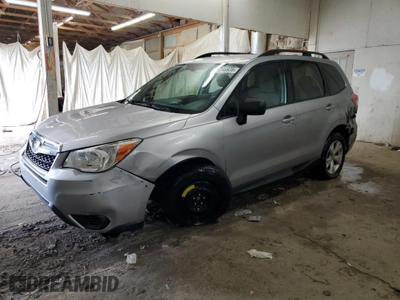 2016 Subaru Forester 2.5i with VIN JF2SJABC6GH460473, listed as a Copart auction lot 63848935 with 116,457 mi miles and Salvage title. Bid and sale history available at DreamBid. Image 1.