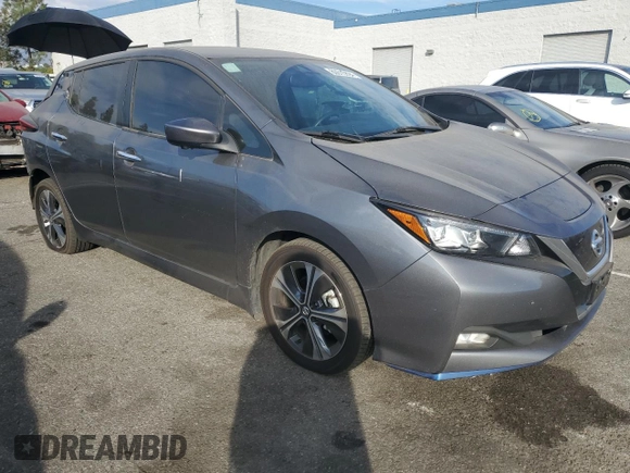 2022 Nissan LEAF SV Plus with VIN 1N4BZ1CV1NC563579, listed as a Copart auction lot 80015834 with 41,751 mi miles and Salvage Title. Bid and sale history available at DreamBid. Image 4.