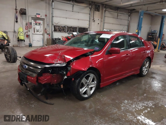 2011 Ford Fusion SPORT with VIN 3FAHP0KC9BR254465, listed as a IAAI auction lot 41837409 with 154,945 mi miles. Bid and sale history available at carsss.com. Image 2.