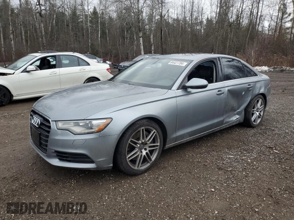 2012 Audi A6 with VIN WAUFGCFCXCN041958, listed as a Copart auction lot 84401704 with 153,751 mi miles and Clean title. Bid and sale history available at DreamBid. Image 1.