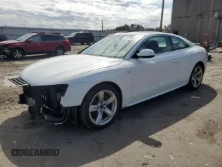 2016 Audi A5 Premium Plus with VIN WAUM2AFR1GA028723, listed as a Copart auction lot 49120165 with 81,460 mi miles and Salvage Title. Bid and sale history available at carsss.com. Image 1.