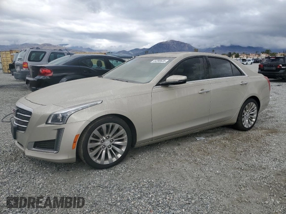 2016 Cadillac CTS Luxury Collection RWD with VIN 1G6AR5SX5G0120942, listed as a Copart auction lot 44390635 with 27,177 mi miles and Salvage Title. Bid and sale history available at DreamBid. Image 1.