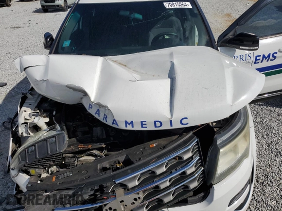 2016 Ford Explorer XLT with VIN 1FM5K8D88GGC88748, listed as a Copart auction lot 70815564 with 133,304 mi miles and Salvage Title. Bid and sale history available at DreamBid. Image 12.