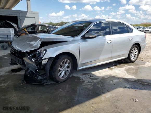 2016 Volkswagen Passat 1.8T S with VIN 1VWAS7A35GC048454, listed as a Copart auction lot 50901155 with 83,541 mi miles and Salvage Title. Bid and sale history available at carsss.com. Image 1.