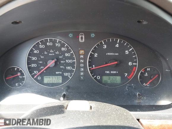 2003 Subaru Legacy Outback with VIN 4S3BH665037642205, listed as a IAAI auction lot 42533124 with 229,330 mi miles and . Bid and sale history available at DreamBid. Image 7.