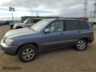 2006 Toyota Highlander with VIN JTEGP21A560097665, listed as a Copart auction lot 83774204 with 165,378 mi miles and Salvage Title. Bid and sale history available at carsss.com. Image 1.