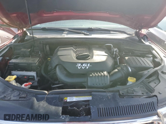 2013 Dodge Durango SXT with VIN 1C4RDJAG0DC617965, listed as a Copart auction lot 53346025 with 184,434 mi miles and Clean Title. Bid and sale history available at DreamBid. Image 12.