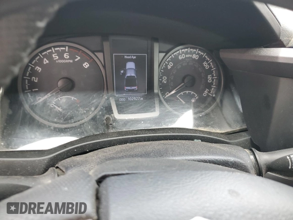 2017 Toyota Tacoma SR5 with VIN 5TFCZ5AN6HX083463, listed as a Copart auction lot 61348895 with 102,927 mi miles and Salvage title. Bid and sale history available at DreamBid. Image 9.