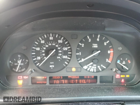 2002 BMW 5 Series 540i with VIN WBADN53442GF70026, listed as a Copart auction lot 51476755 with 0 mi miles and Clean Title. Bid and sale history available at carsss.com. Image 9.