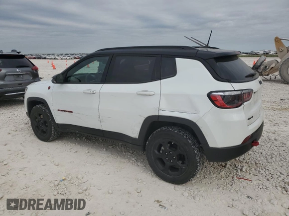 2023 Jeep Compass Trailhawk with VIN 3C4NJDDN2PT570613, listed as a Copart auction lot 53296045 with 14,978 mi miles and Salvage title. Bid and sale history available at DreamBid. Image 2.