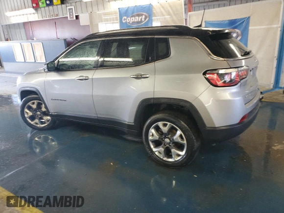 2020 Jeep Compass Limited with VIN 3C4NJDCB4LT163569, listed as a Copart auction lot 54246975 with 91,258 mi miles and Clean title. Bid and sale history available at DreamBid. Image 2.