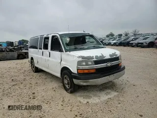 2011 Chevrolet Express Passenger 1LT with VIN 1GAZG1FGXB1106362, listed as a Copart auction lot 55584285 with 250,862 mi miles and Salvage title. Bid and sale history available at DreamBid. Image 15.