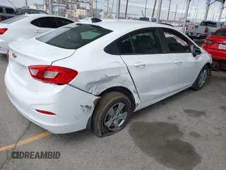 2018 Chevrolet Cruze LS with VIN 1G1BC5SM0J7229860, listed as a IAAI auction lot 41916807 with 94,391 mi miles and . Bid and sale history available at DreamBid. Image 4.