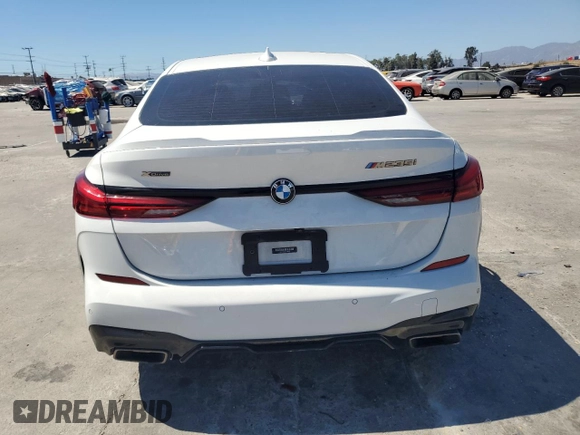 2020 BMW 2 Series M235i xDrive with VIN WBA13AL02L7F86225, listed as a Copart auction lot 68057514 with 38,081 mi miles and Salvage Title. Bid and sale history available at carsss.com. Image 6.