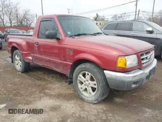 2001 Ford Ranger XL with VIN 1FTYR10C41PA06790, listed as a IAAI auction lot 41694457 with 190,910 mi miles. Bid and sale history available at carsss.com. Image 1.