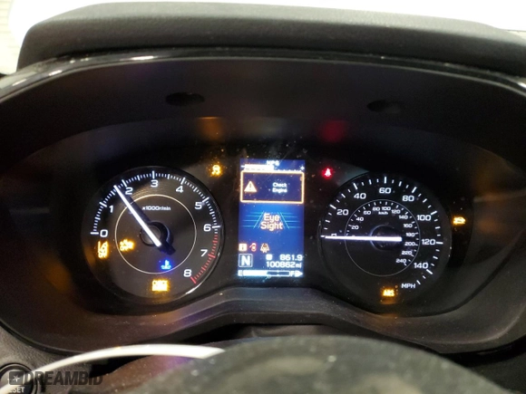 2022 Subaru Impreza Premium with VIN 4S3GTAV68N3710343, listed as a Copart auction lot 43658085 with 100,862 mi miles and Non Repairable. Bid and sale history available at carsss.com. Image 9.