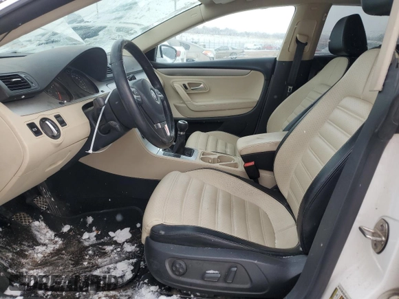 2010 Volkswagen CC Sport with VIN WVWNN7ANXAE549686, listed as a Copart auction lot 87531595 with 151,449 mi miles and Clean Title. Bid and sale history available at carsss.com. Image 7.