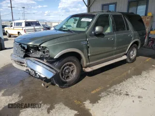 2001 Ford Expedition Eddie Bauer with VIN 1FMRU17L21LB67778, listed as a Copart auction lot 51085495 with 168,069 mi miles and Salvage title. Bid and sale history available at DreamBid. Image 1.