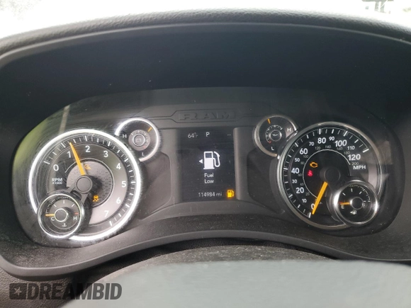 2019 Ram 2500 Tradesman with VIN 3C6UR5HJ0KG587582, listed as a Copart auction lot 83065074 with 114,984 mi miles and Clean title. Bid and sale history available at DreamBid. Image 9.