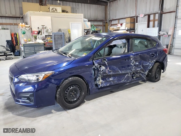 2018 Subaru Impreza with VIN 4S3GTAA63J1735243, listed as a Copart auction lot 73577254 with 109,182 mi miles and Salvage Title. Bid and sale history available at carsss.com. Image 1.