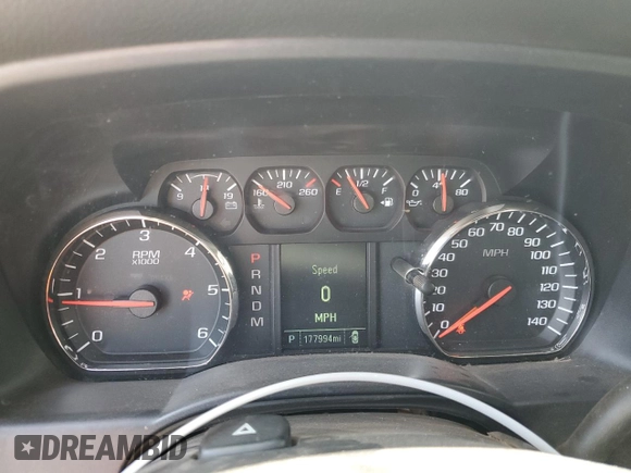 2016 Chevrolet Silverado 1500 LS with VIN 3GCPCNEH7GG192427, listed as a Copart auction lot 52433335 with 177,994 mi miles and Salvage Title. Bid and sale history available at DreamBid. Image 9.