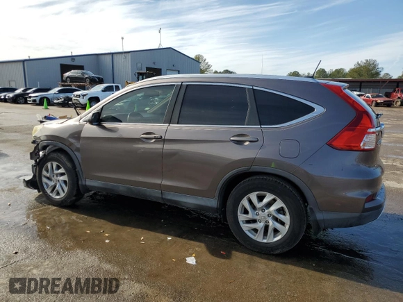 2015 Honda CR-V EX-L with VIN 2HKRM3H76FH525672, listed as a Copart auction lot 43263115 with 156,427 mi miles and Salvage Title. Bid and sale history available at carsss.com. Image 2.