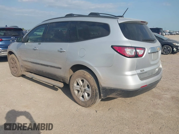 2017 Chevrolet Traverse LS with VIN 1GNKRFKD9HJ346885, listed as a IAAI auction lot 42026421 with 115,529 mi miles and . Bid and sale history available at DreamBid. Image 3.