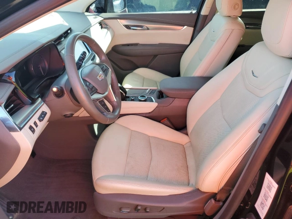 2021 Cadillac XT5 FWD Premium Luxury with VIN 1GYKNCRS0MZ173433, listed as a Copart auction lot 82934194 with Not Provided miles and Non Repairable. Bid and sale history available at carsss.com. Image 7.