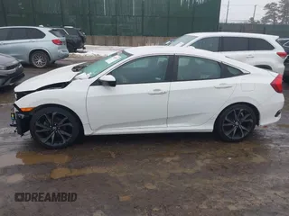 2020 Honda Civic Sedan Sport with VIN 19XFC2F83LE215734, listed as a IAAI auction lot 41553147 with 31,337 mi miles. Bid and sale history available at carsss.com. Image 14.