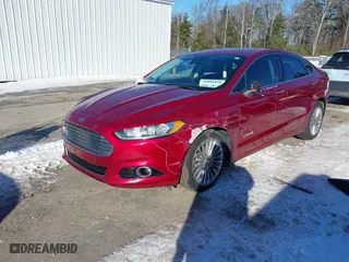 2014 Ford Fusion Titanium Hybrid with VIN 3FA6P0RUXER289087, listed as a IAAI auction lot 41418491 with 126,849 mi miles. Bid and sale history available at carsss.com. Image 17.