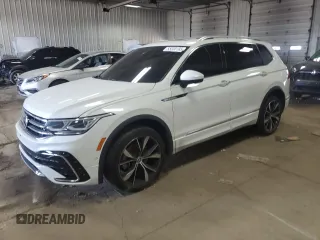2022 Volkswagen Tiguan SEL R-Line with VIN 3VV4B7AX3NM000970, listed as a Copart auction lot 55030165 with Not provided miles and Salvage title. Bid and sale history available at DreamBid. Image 1.